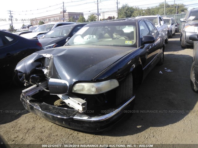 1G4CU5215Y4218536 - 2000 BUICK PARK AVENUE ULTRA BLACK photo 2