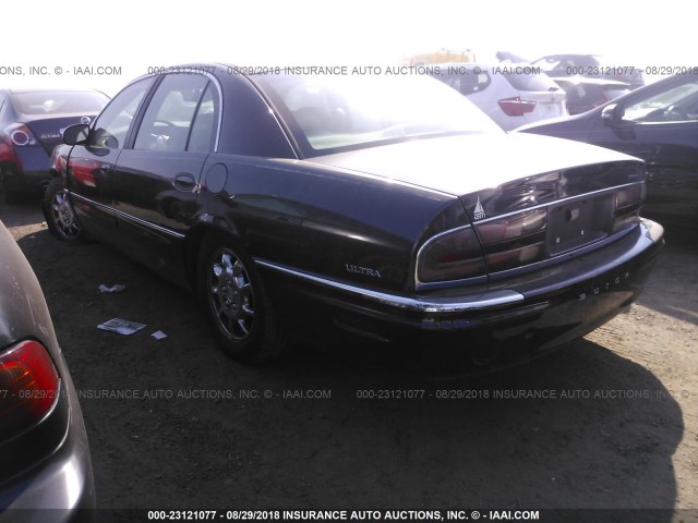 1G4CU5215Y4218536 - 2000 BUICK PARK AVENUE ULTRA BLACK photo 3