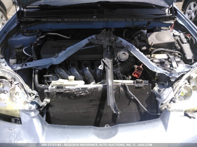 2T1KR32E06C563864 - 2006 TOYOTA COROLLA MATRIX XR BLUE photo 10