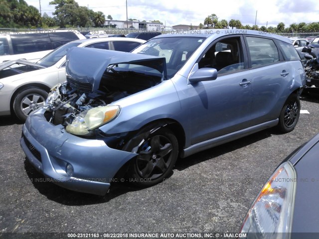 2T1KR32E06C563864 - 2006 TOYOTA COROLLA MATRIX XR BLUE photo 2