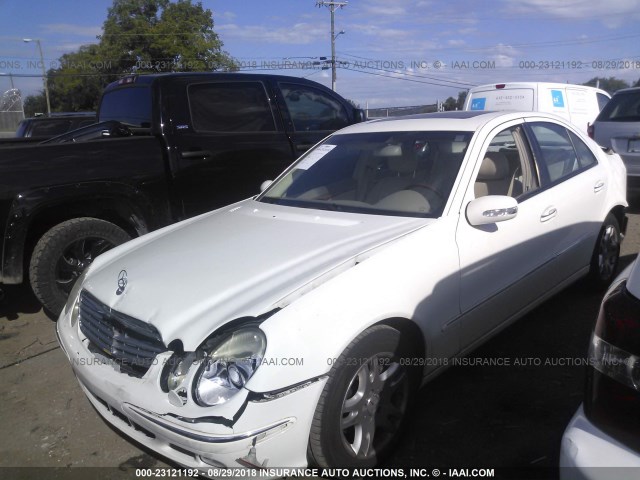 WDBUF26J55A560026 - 2005 MERCEDES-BENZ E 320 CDI WHITE photo 2