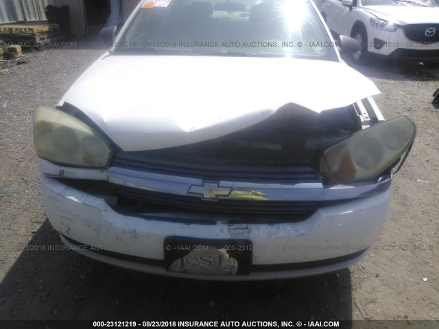 1G1ZT52855F279764 - 2005 CHEVROLET MALIBU LS Ağ foto 6