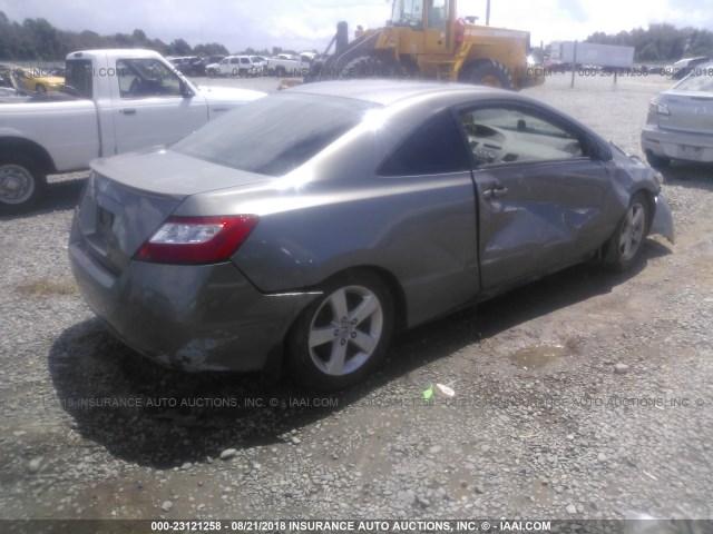 2HGFG12948H573953 - 2008 HONDA CIVIC EXL 灰色 照片 4