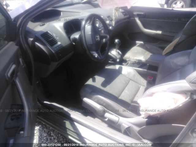 2HGFG12948H573953 - 2008 HONDA CIVIC EXL 灰色 照片 5