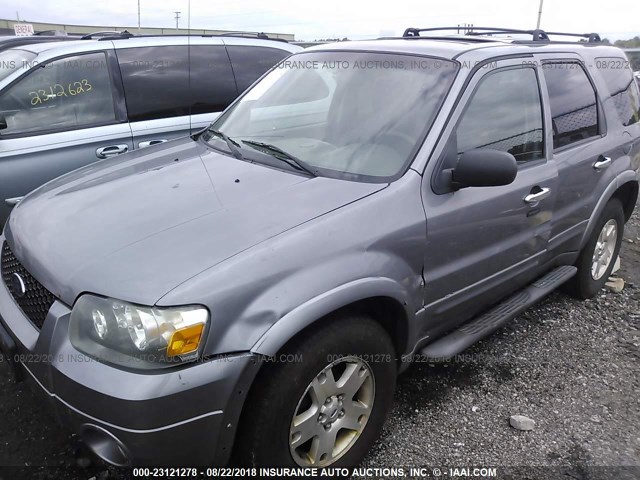 1FMYU03117KA92869 - 2007 FORD ESCAPE XLT GRAY photo 6