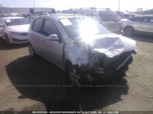 KL1TD66668B058685 - 2008 CHEVROLET AVEO LS SILVER photo 1