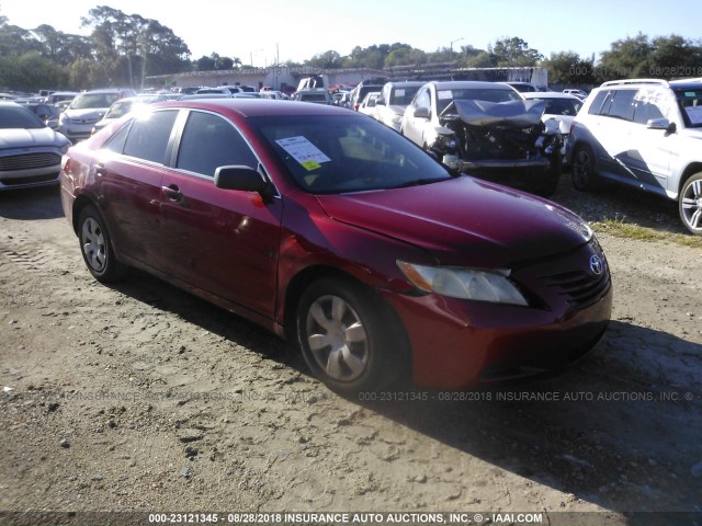 4T1BE46K37U022616 - 2007 TOYOTA CAMRY NEW GENERAT CE/LE/XLE/SE RED photo 1