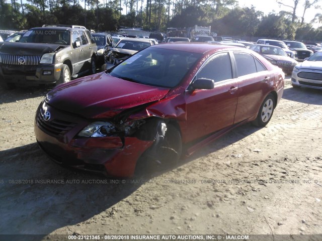 4T1BE46K37U022616 - 2007 TOYOTA CAMRY NEW GENERAT CE/LE/XLE/SE RED photo 2