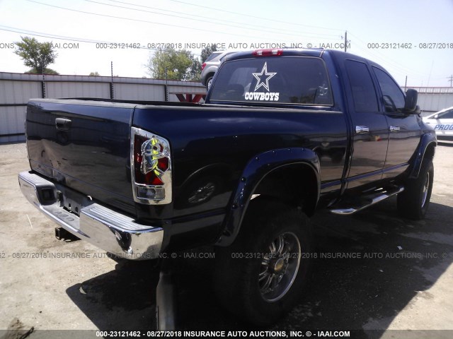 3D7KU28C54G220247 - 2004 DODGE RAM 2500 ST/SLT 蓝色 照片 4