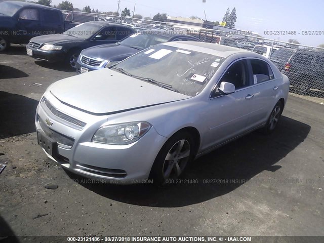 1G1ZC5E01CF111090 - 2012 CHEVROLET MALIBU 1LT 银色 照片 2
