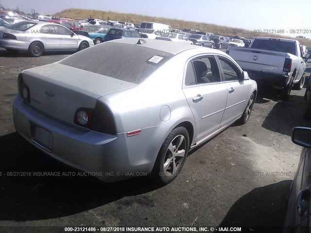 1G1ZC5E01CF111090 - 2012 CHEVROLET MALIBU 1LT 银色 照片 4