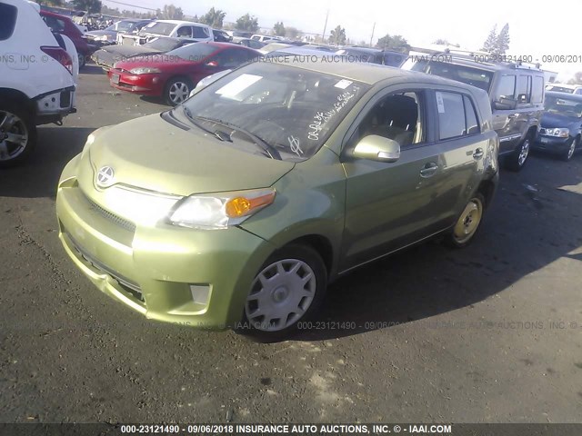 JTKKU10479J049458 - 2009 TOYOTA SCION XD GREEN photo 2