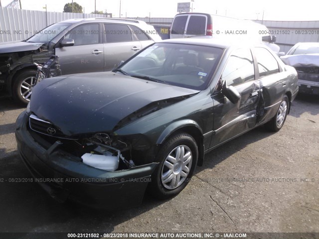 4T1BG22KXYU938375 - 2000 TOYOTA CAMRY CE/LE/XLE 绿色 照片 2