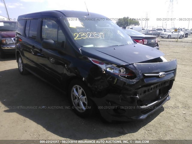 NM0GE9F73E1134590 - 2014 FORD TRANSIT CONNECT XLT BLACK photo 1