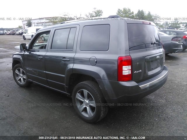 1C4NJRFB5GD741232 - 2016 JEEP PATRIOT LATITUDE GRAY photo 3