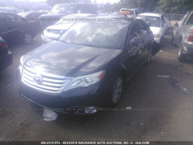 4T1BK3DB8BU435291 - 2011 TOYOTA AVALON LIMITED BLACK photo 2