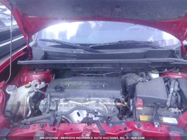 JTLZE4FE0DJ045396 - 2013 TOYOTA SCION XB 红色 照片 10