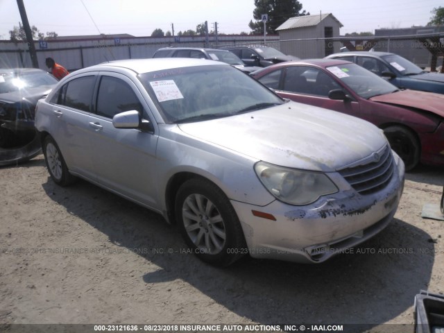 1C3CC5FB2AN211185 - 2010 CHRYSLER SEBRING LIMITED SILVER photo 1