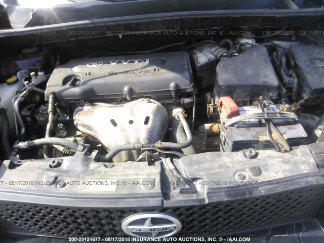 JTLKE50E581051216 - 2008 TOYOTA SCION XB 黑色 照片 10