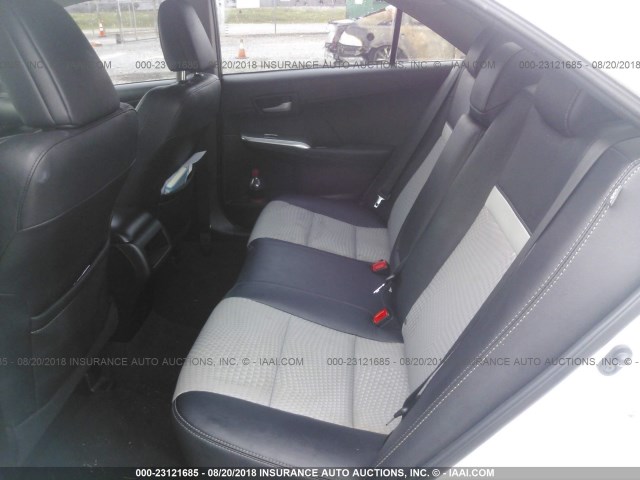 4T1BF1FK0DU260494 - 2013 TOYOTA CAMRY L/SE/LE/XLE 白色 照片 8
