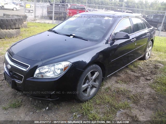 1G1ZC5E07CF321628 - 2012 CHEVROLET MALIBU 1LT 黑色 照片 2