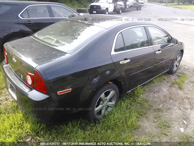 1G1ZC5E07CF321628 - 2012 CHEVROLET MALIBU 1LT 黑色 照片 4