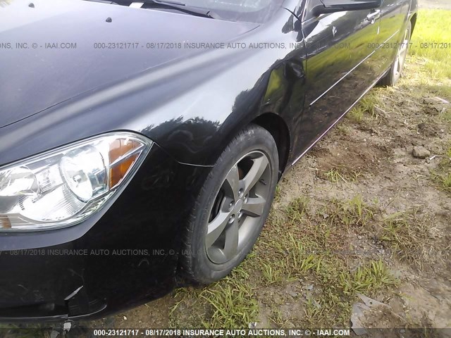 1G1ZC5E07CF321628 - 2012 CHEVROLET MALIBU 1LT 黑色 照片 6