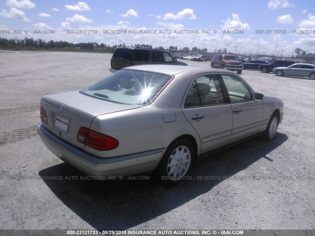 WDBJF65H2XA867696 - 1999 MERCEDES-BENZ E 320 GOLD photo 4