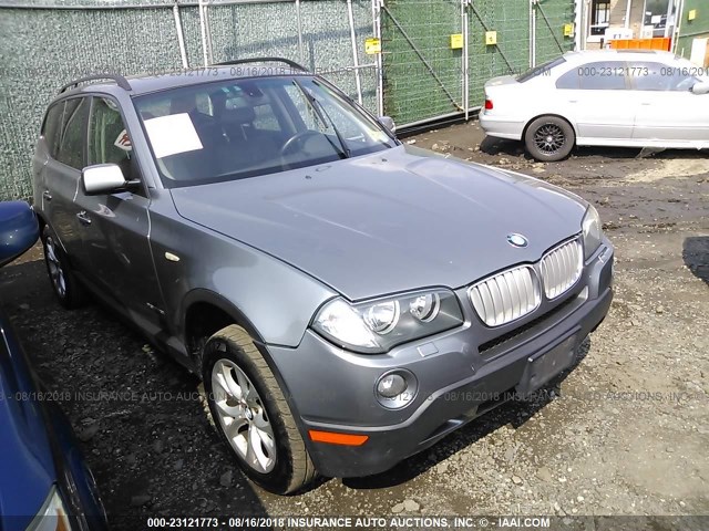 WBXPC93499WJ27514 - 2009 BMW X3 GRAY photo 1