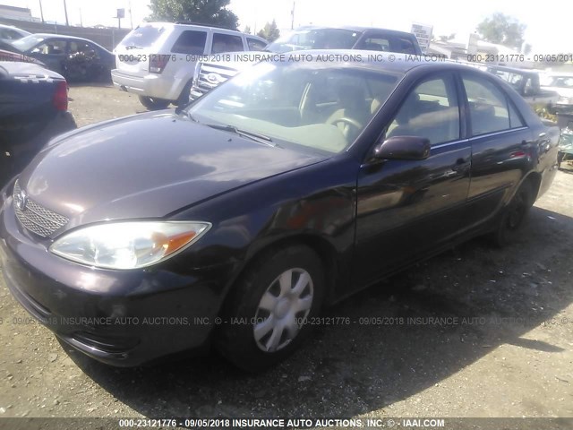 4T1BE32K22U544825 - 2002 TOYOTA CAMRY LE/XLE/SE Күлгін фото 2