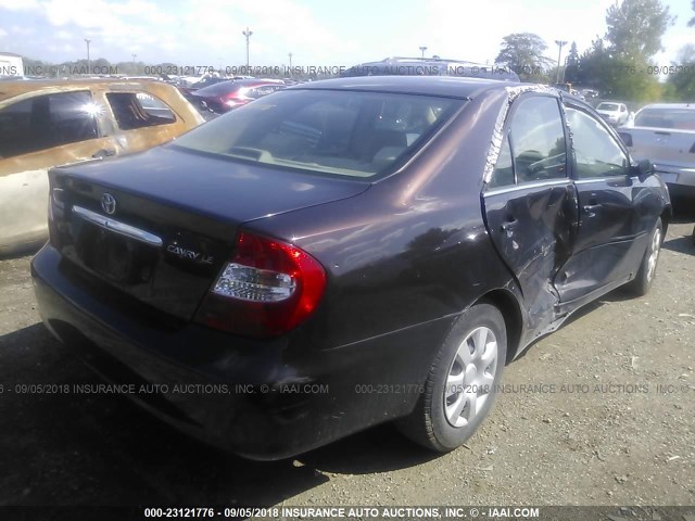 4T1BE32K22U544825 - 2002 TOYOTA CAMRY LE/XLE/SE Күлгін фото 4