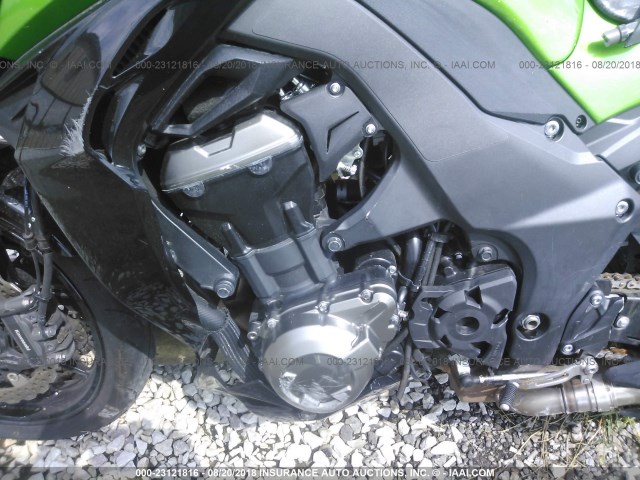 JKAZRCG18FA006591 - 2015 KAWASAKI ZR1000 G GREEN photo 9