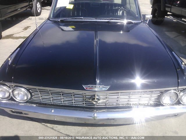 2W67Z136242 - 1962 FORD GALAXIE BLACK photo 6