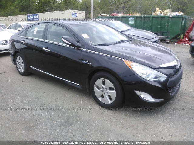 KMHEC4A42BA017400 - 2011 HYUNDAI SONATA HYBRID BLACK photo 1