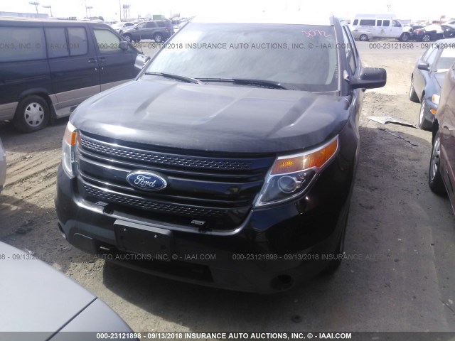 1FM5K8ARXDGC41469 - 2013 FORD EXPLORER POLICE INTERCEPTOR BLACK photo 6