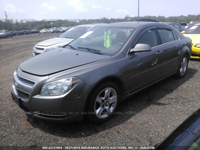 1G1ZC5EB8A4110206 - 2010 CHEVROLET MALIBU 1LT 棕色 照片 2