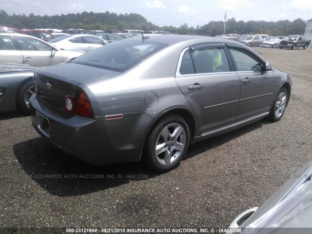 1G1ZC5EB8A4110206 - 2010 CHEVROLET MALIBU 1LT 棕色 照片 4