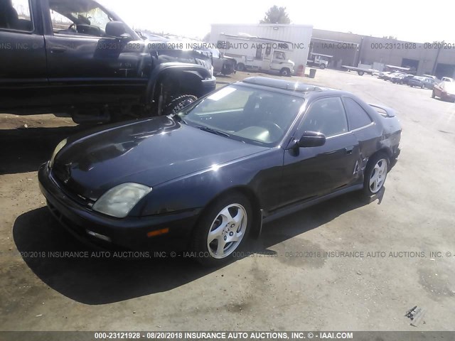 JHMBB62401C007471 - 2001 HONDA PRELUDE BLACK photo 2