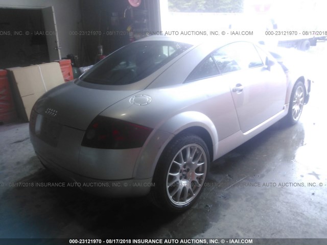 TRUTC28N1Y1009527 - 2000 AUDI TT SILVER photo 4