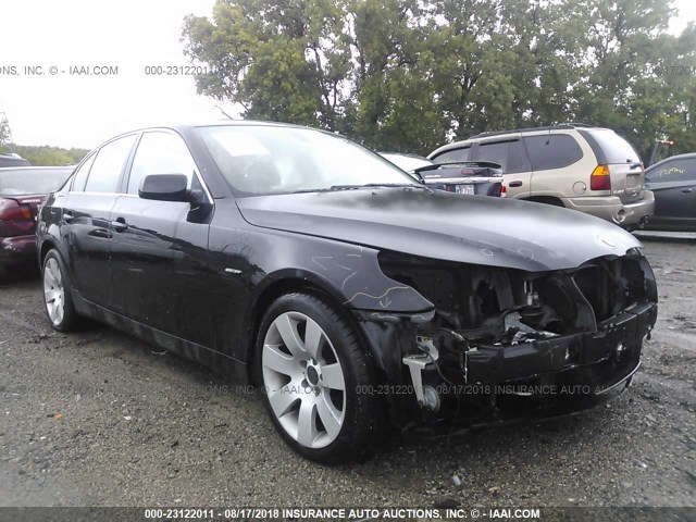 WBANF33586CS35702 - 2006 BMW 525 XI შავი ფოტო 1