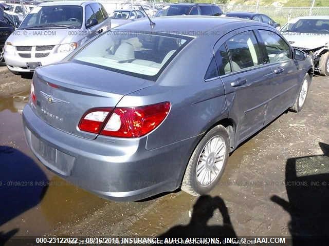 1C3LC56KX7N504809 - 2007 CHRYSLER SEBRING TOURING SILVER photo 4