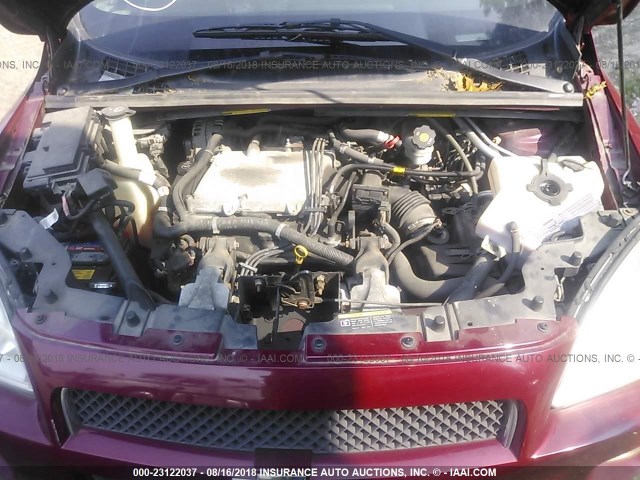 1GNDV23L45D205476 - 2005 CHEVROLET UPLANDER LS Բորդո լուսանկար 10