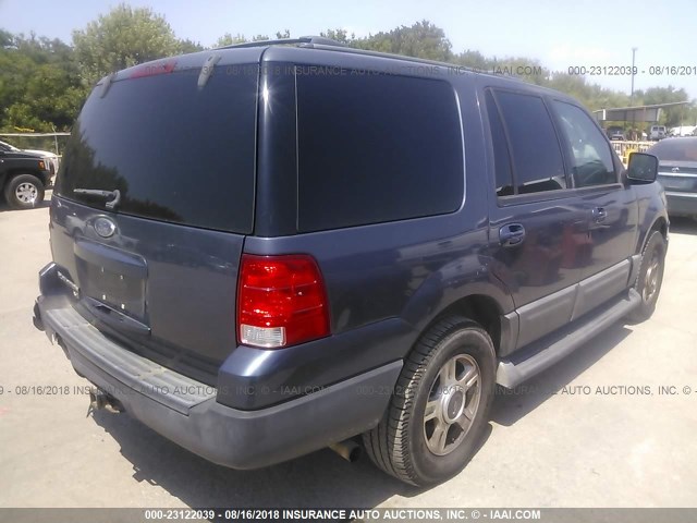 1FMPU16L73LA61208 - 2003 FORD EXPEDITION XLT BLUE photo 4