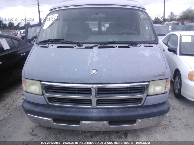 2B6HB21YXRK123883 - 1994 DODGE RAM VAN B250 GRAY photo 6