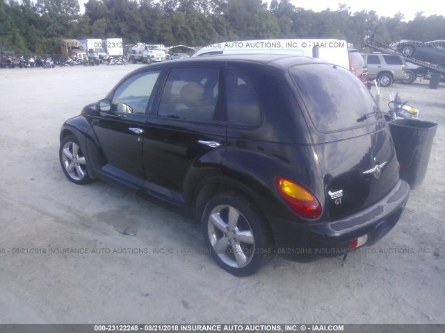 3C8FY78G33T642859 - 2003 CHRYSLER PT CRUISER GT BLACK photo 3