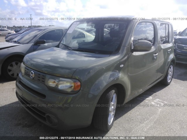 JN8AZ28R99T108173 - 2009 NISSAN CUBE S/SL GREEN photo 2