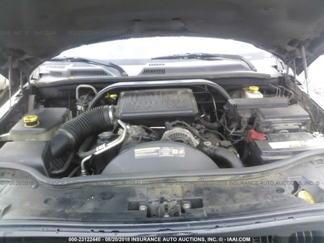 1J8HH48N96C226511 - 2006 JEEP COMMANDER BLACK photo 10