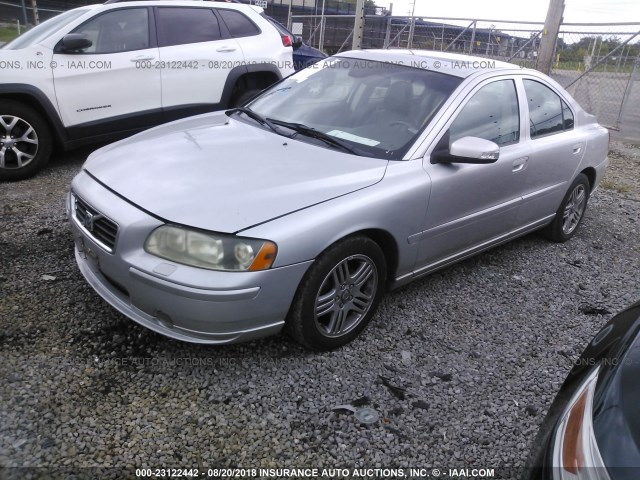 YV1RS592872603080 - 2007 VOLVO S60 2.5T SILVER photo 2