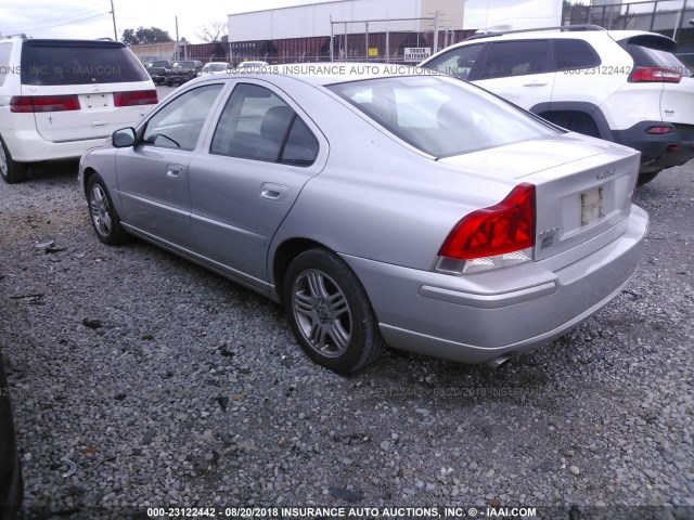 YV1RS592872603080 - 2007 VOLVO S60 2.5T SILVER photo 3