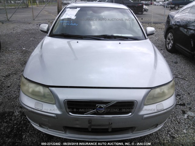 YV1RS592872603080 - 2007 VOLVO S60 2.5T SILVER photo 6